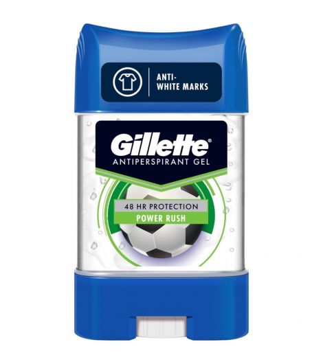 Gillette Power Rush Clear Antiperspirant Gel