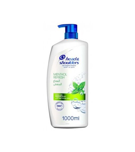 Head & Shoulders Menthol Refresh Shampoo 1 L