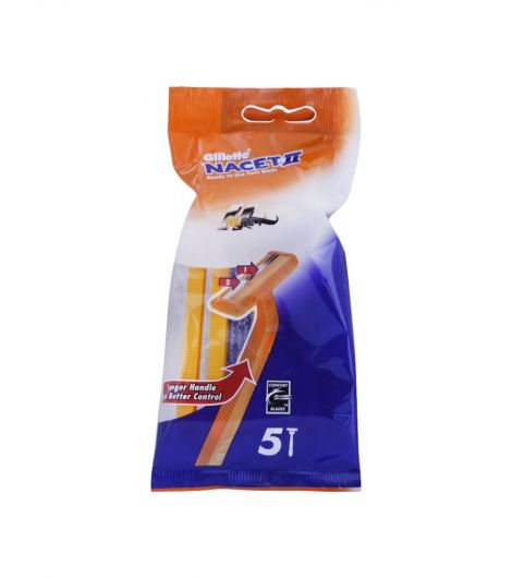 Gillette Nacet Ii Razor Blade For Men, 5 Pieces