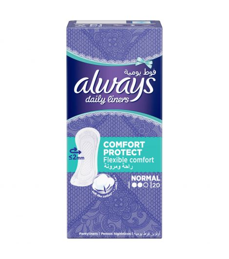 Always Panty Liners Normal 20 Pieces
