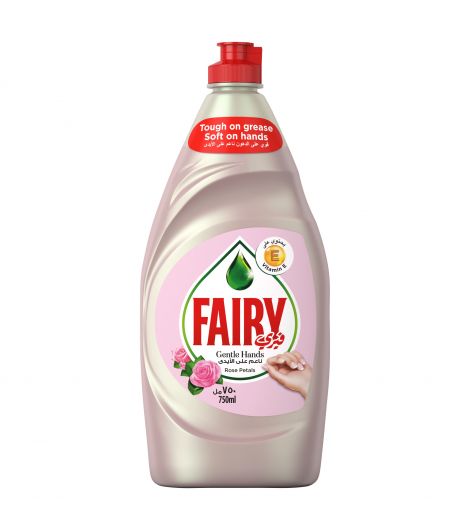 Fairy Gentle Hands Rose Petals Dish Washing Liquid 750ML