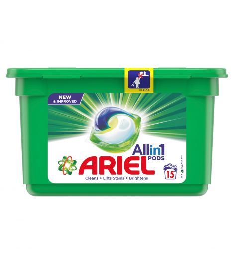 Ariel 3 In 1 Pods Regular 15 Pieces