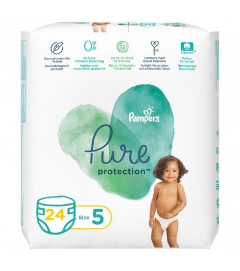 Buy Pampers Premium Protection Diapers, Size 6, 13+Kg, 64 Baby