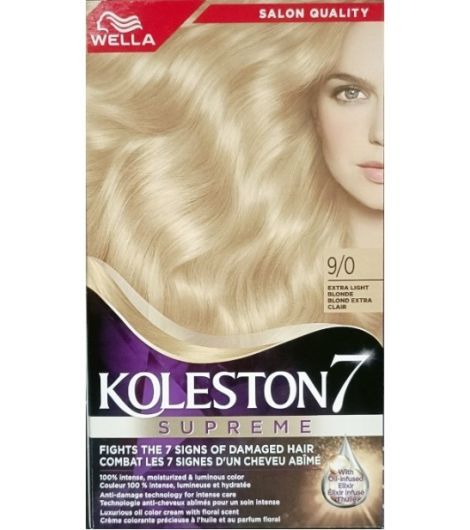 Koleston Oil Hair Color Cream Lightest Blonde 9/0