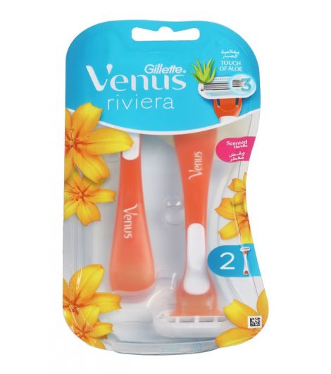 Gillette Venus Riviera 2 Razor 2 Pieces