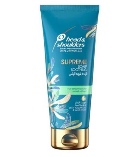 Head & Shoulders Hair Conditioner Supreme Scalp Soothing With Argan Oil 200Ml