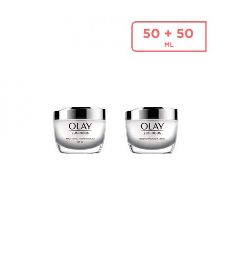 Olay Luminous Night Cream 50G + Day Cream Spf15 50G
