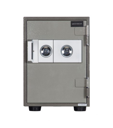 BK-LT FIRE RES SAFE 2KEYS GREY