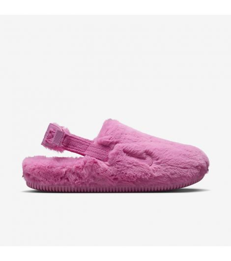 Nike Women's Calm Mule Fuzzy Fur 'Playful Pink'