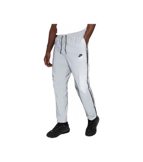 NIKE TECH MEN'S WOVEN REFLECTIVE DESIGN TROUSERS