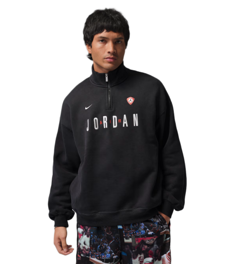JORDAN FLIGHT MEN'S GRAPHIC FLEECE 1/4-ZIP SWEATSHIRT
