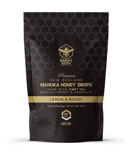 Manuka Propolis Honey & Lemon Drops 25 Lozenges