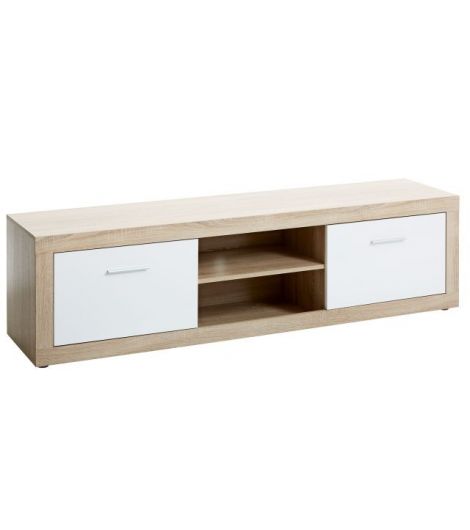 طاولة تلفزيون خشب / أبيض