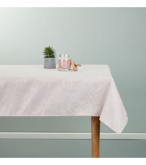 مفرش طاولة STILKEG بمقاس 140x240 - وردي