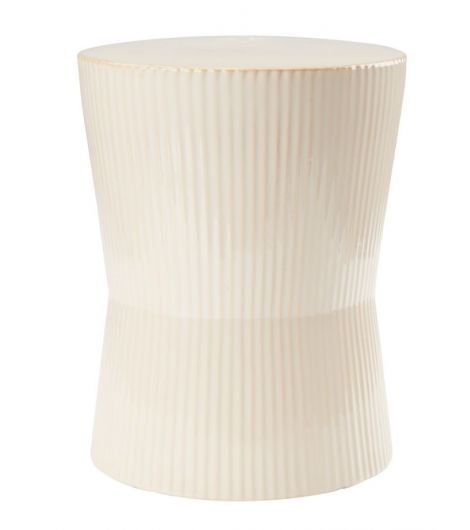 Pedestal SIGMUND Ø23xH30cm cream