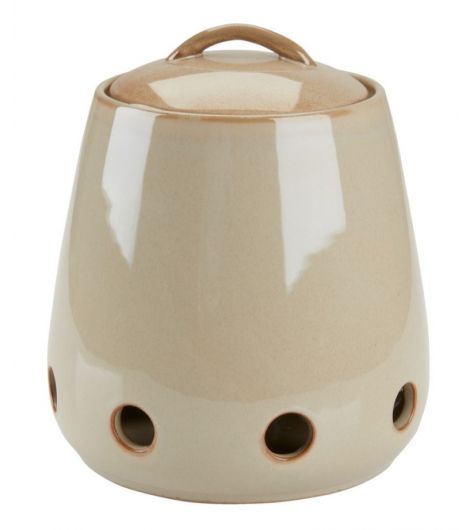 جرة بصل HUBERT - مقاس 18×20 سم، أصفر رملي