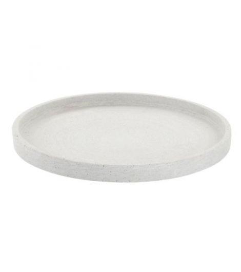 صينية ديكور NISSE - مقاس 25×2 سم، رمادي