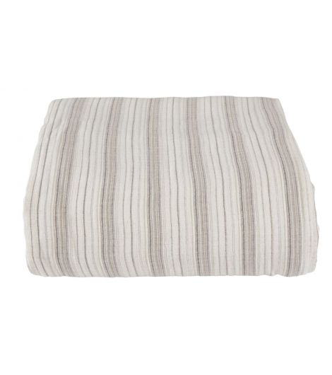 Bed throw VINTEREG 240x260 beige/grey
