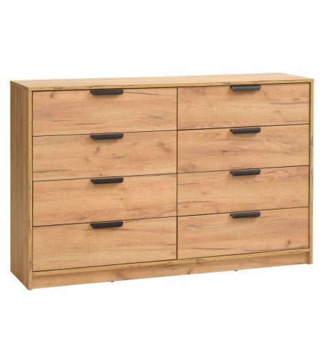 خزانة أدراج JENSLEV بتنسيق 4+4 - بلوط