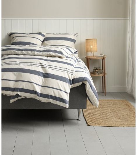 Duvet cover set + sheet SILJE Yarn dyed 200x220 navy