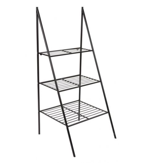 وحدة أرفف LUSERNBIE - مقاس 50×49×110، أسود