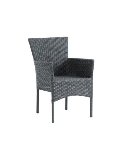 كرسي متكدس AIDT، رمادي