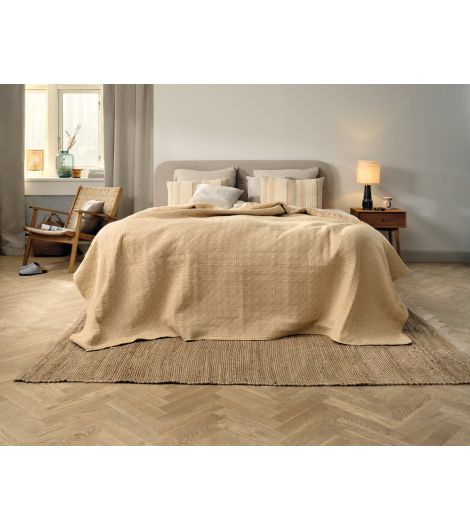 Bed throw MARGERITT 220x240 latte