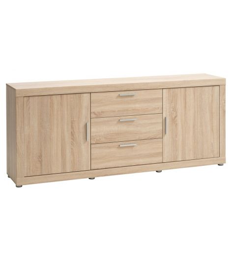 خزانة بوفيه RINDSHOLM ببابين و 3 أدراج، مظهر البلوط