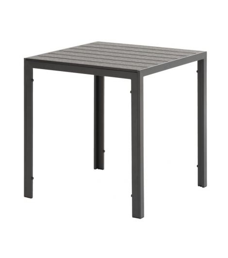 طاولة حديقة JERSORE - مقاس 70 × 70 سم، أسود