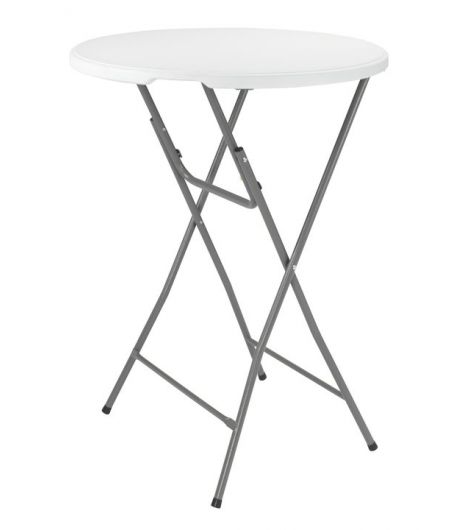 طاولة مشروبات LANGERIM - قطر 80 سم، أبيض