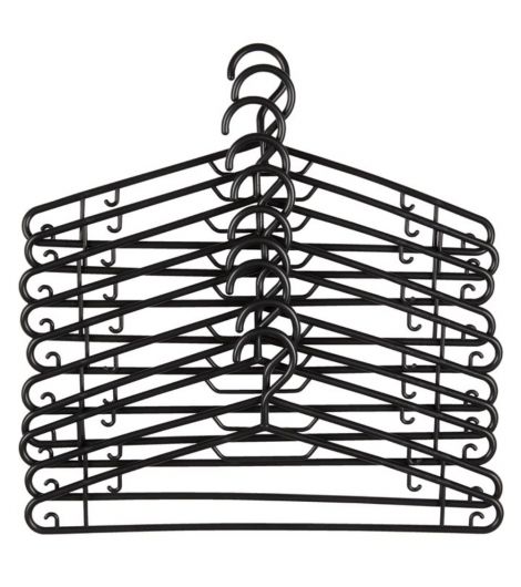 علاقات SIGBRANDT - أسود، عبوة من 10 قطع