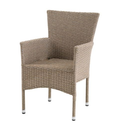 كرسي AIDT natural قابل للتكديس