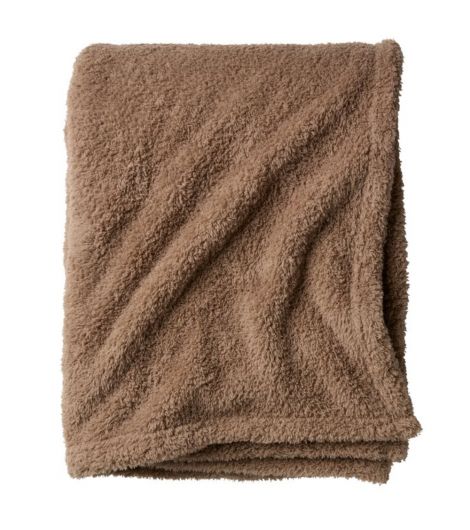 بطانية خفيفة HASSELURT من الفليس - مقاس 130×170، أصفر رملي داكن