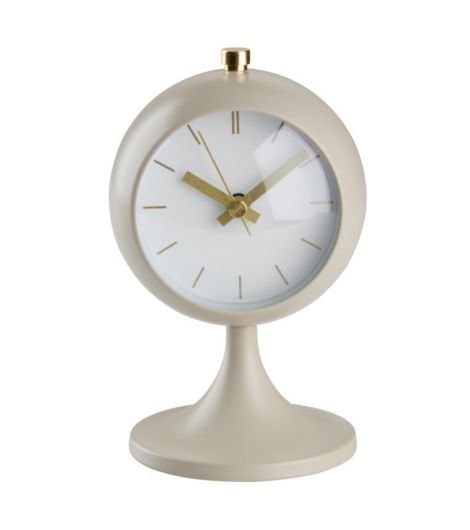 ساعة KIM - أبعاد 8×9×14 سم، رمادي