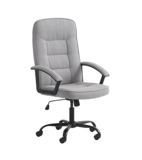 كرسي مكتبي SKODSBORG - نسيج رمادي/أسود