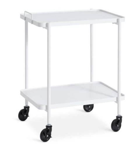 طاولة بعجلات GANGSTED برفين - أبيض