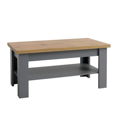 Coffee table MARKSKEL 60x110 grey/oak