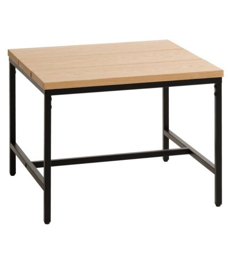 Coffee table TEBSTRUP 60x60 oak/black