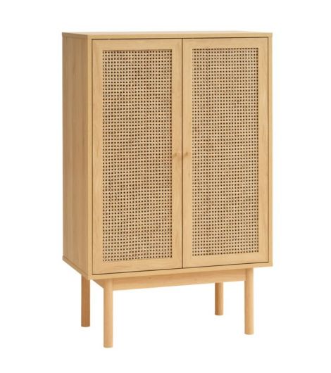 خزانة مع بابين - بلوط