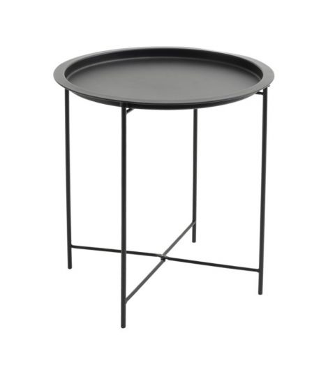 طاولة جانبية RANDERUP - مقاس 47، أسود