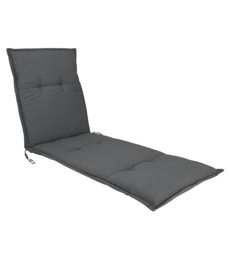 وسادة كرسي الشمس لون رمادي داكن