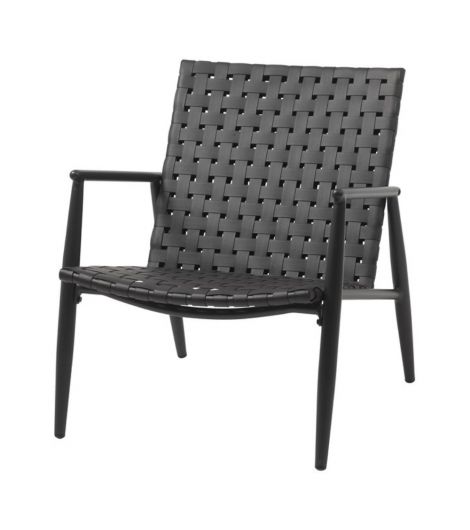 Lounge chair EDDERUP black