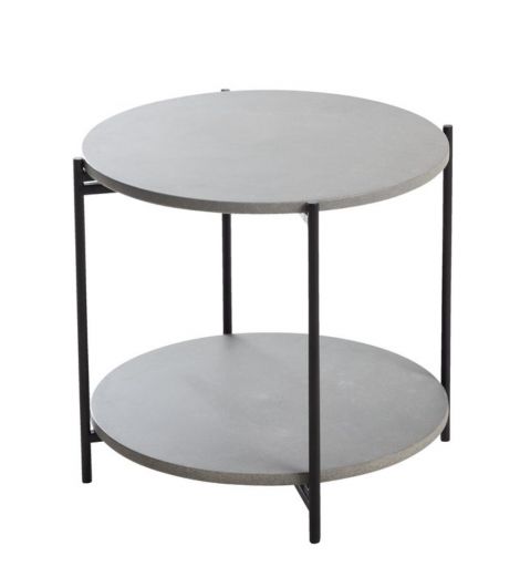 Side table OTTA Ø53xH46 grey