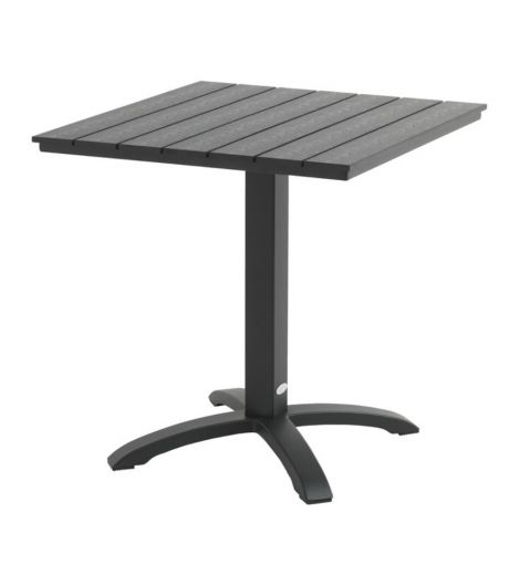 Bistro table HOBRO W70xL70 black
