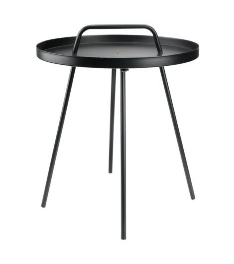 Side table IDRE Ø45xH52 black