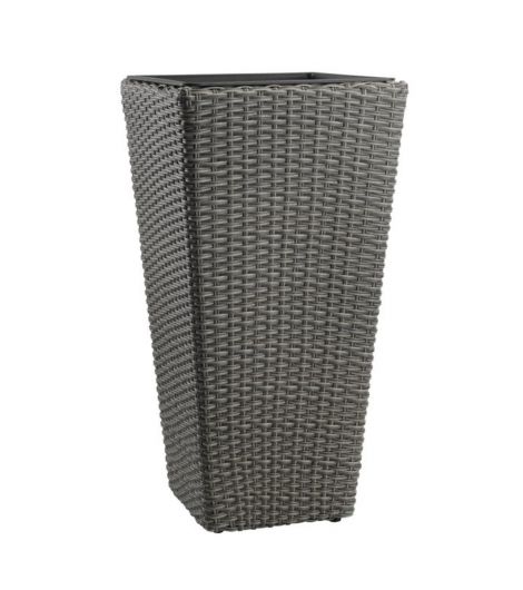 وعاء زرع للحديقة رمادي 36*36*70 سم