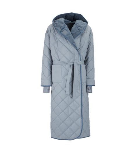 روب استحمام شتوي OSBY من تشكيلة KRONBORG - مقاس صغير/وسط، أزرق