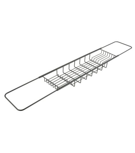 Bath tray ILSBO w/telescopic ends black