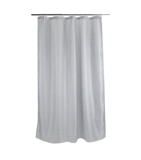 Shower curtain SUNDBY 150x200 grey/white
