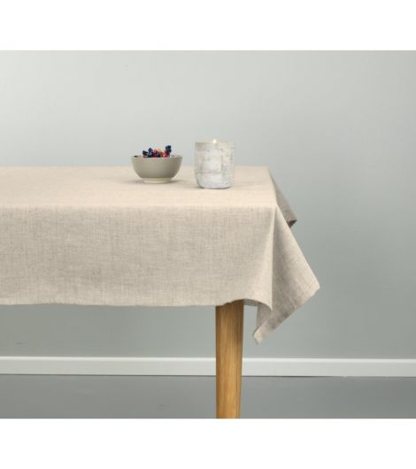 مفرش طاولة HARSYRA - مقاس 140×240، بيج